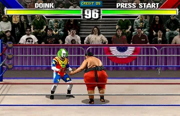 WWF: Wrestlemania (rev 1.30 08/10/95) screen shot game playing